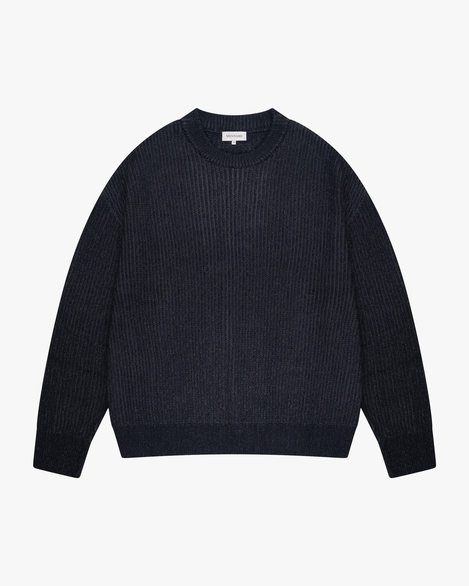 Lima Strickpullover aus Baumwolle - Marineblau/Grau 