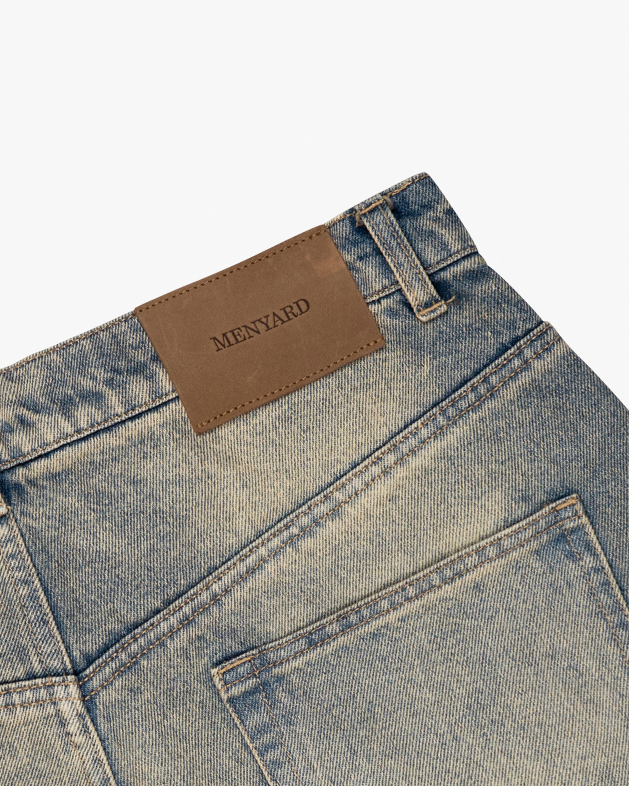 Menton Jeans | Stone Olive Wash