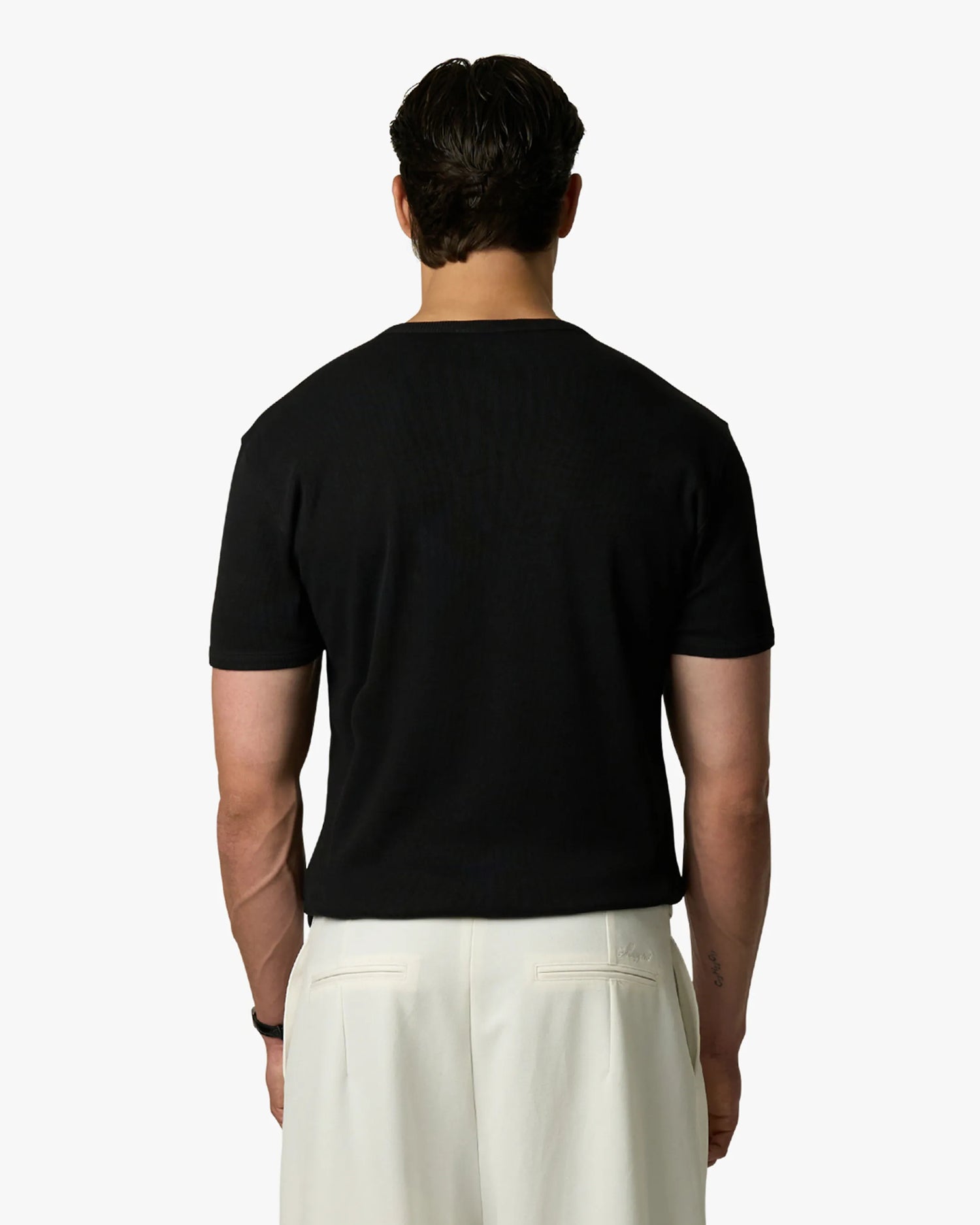 Mougins Geripptes Henley T-shirt