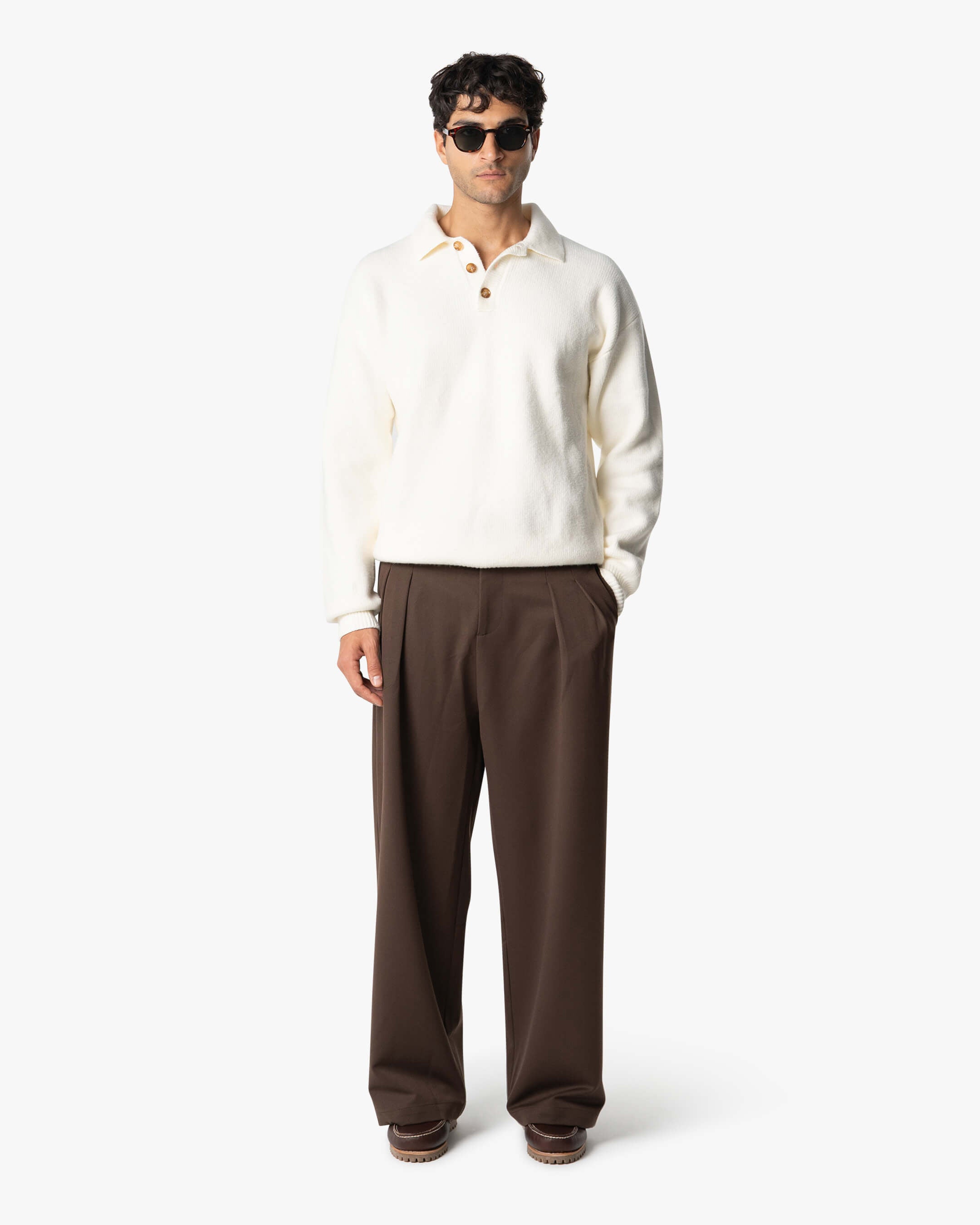 Alessandro Strick-Polopullover