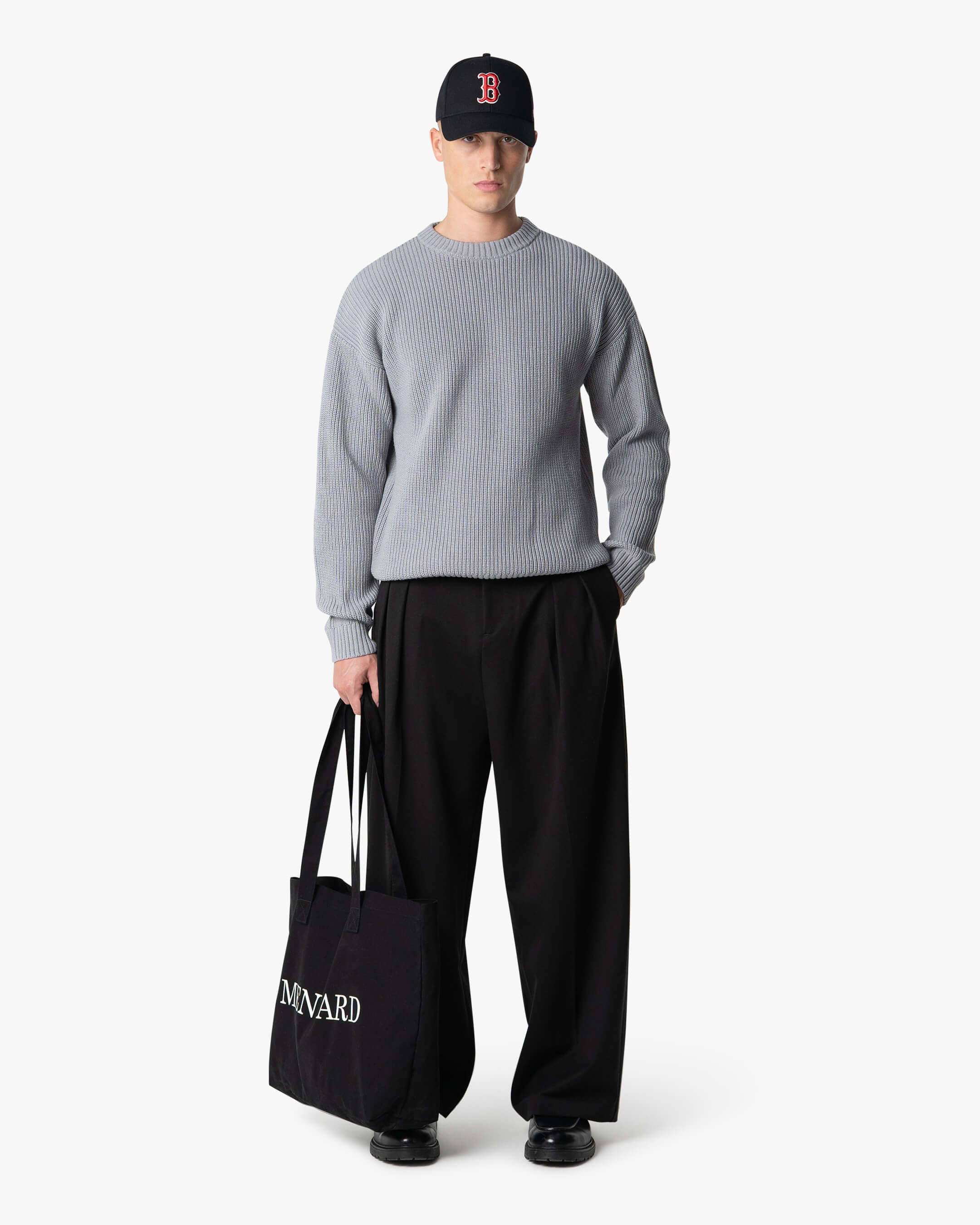 Naval Strickpullover aus Baumwolle 