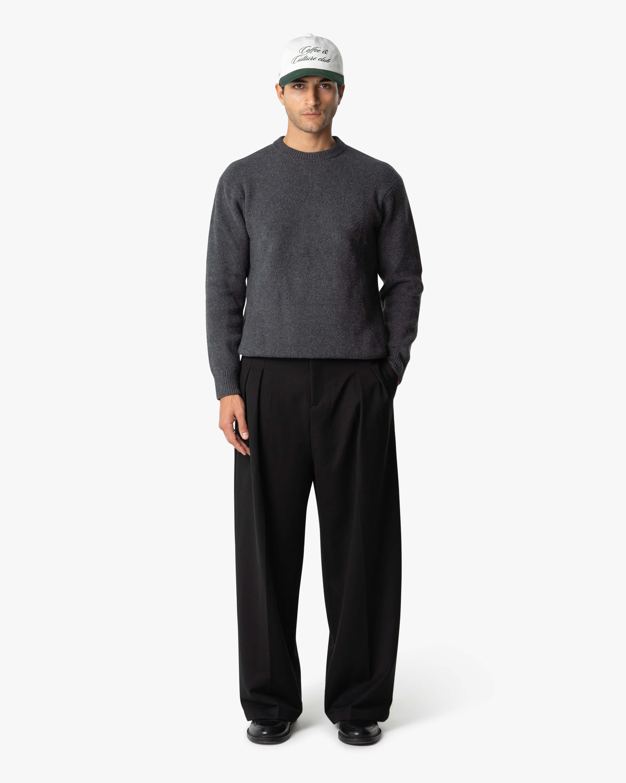 Nuvola Strickpullover aus Baumwolle mit Rundhalsausschnitt 