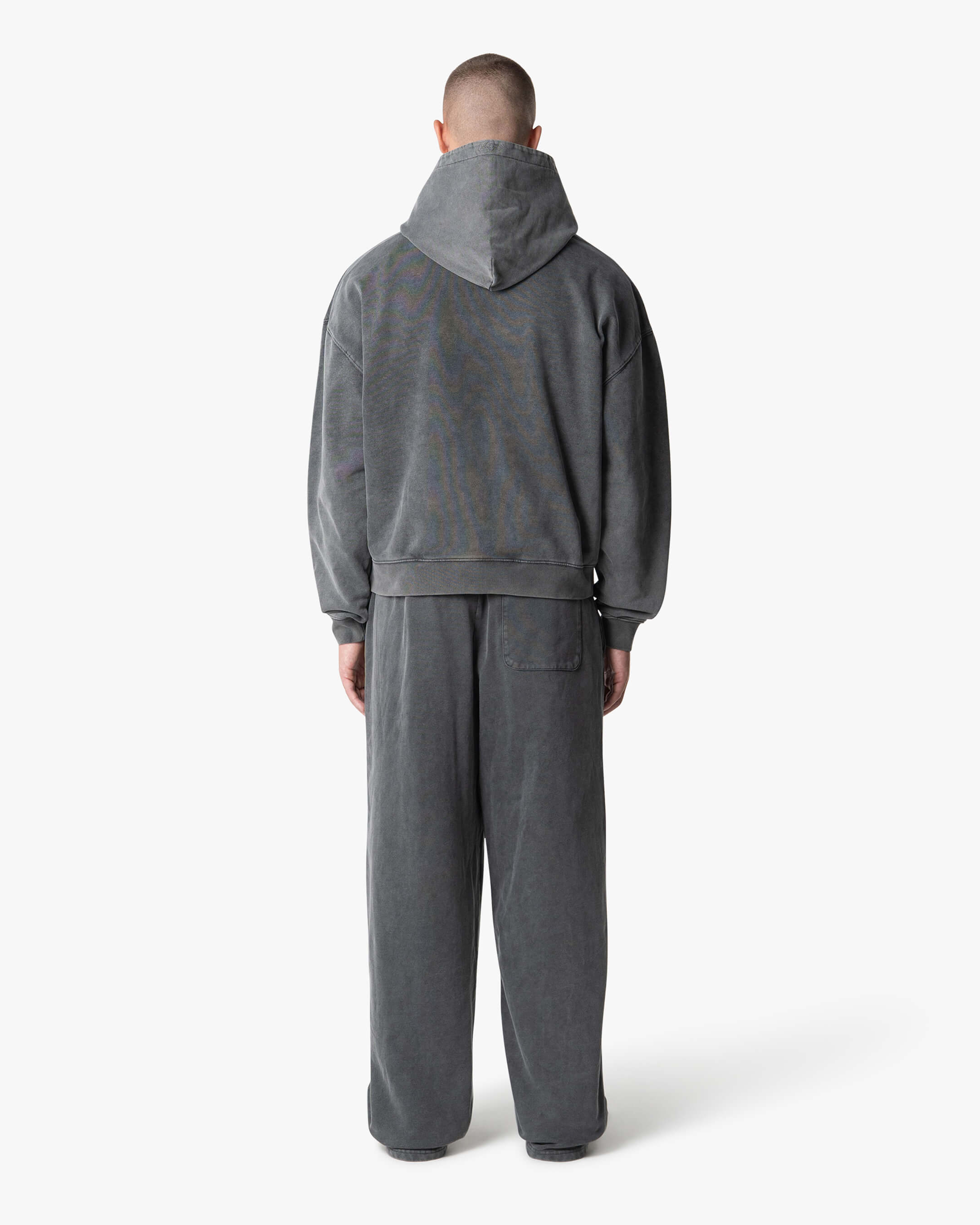 Acid Wash Übergroßer Hoodie
