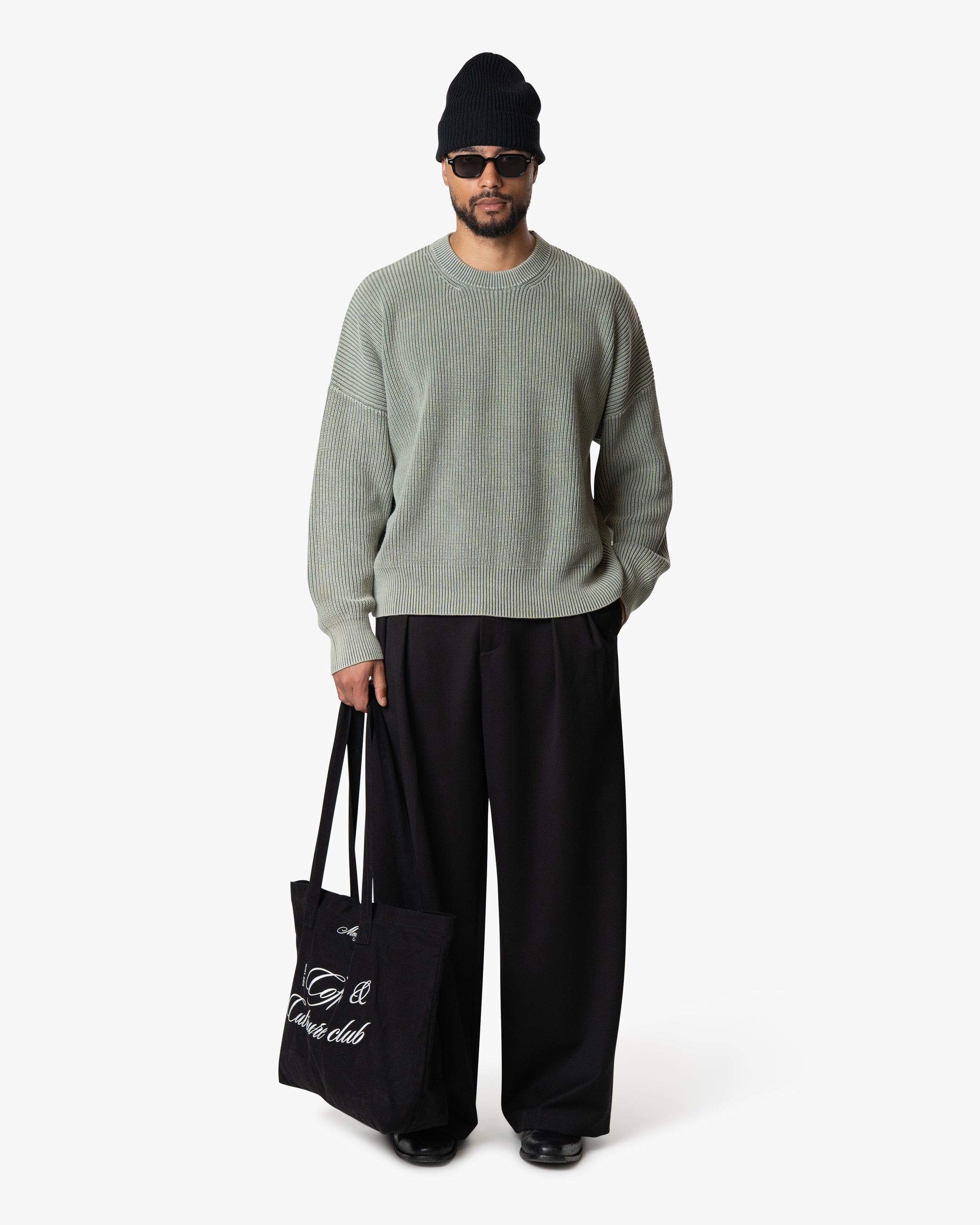 Ariano Säure Baumwollpullover in Box-Schnitt