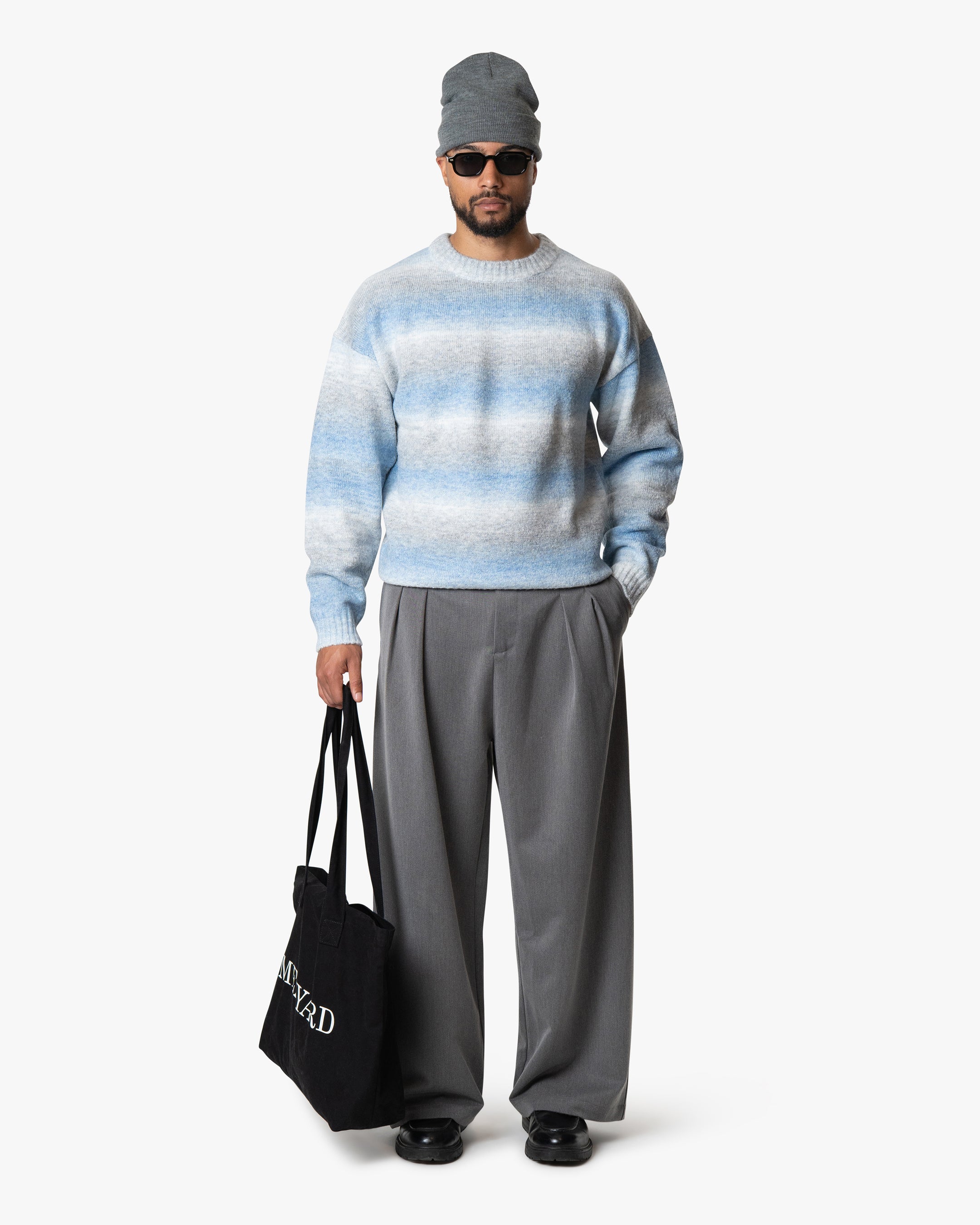 Aria Übergroßer-Pullover mit Farbverlauf