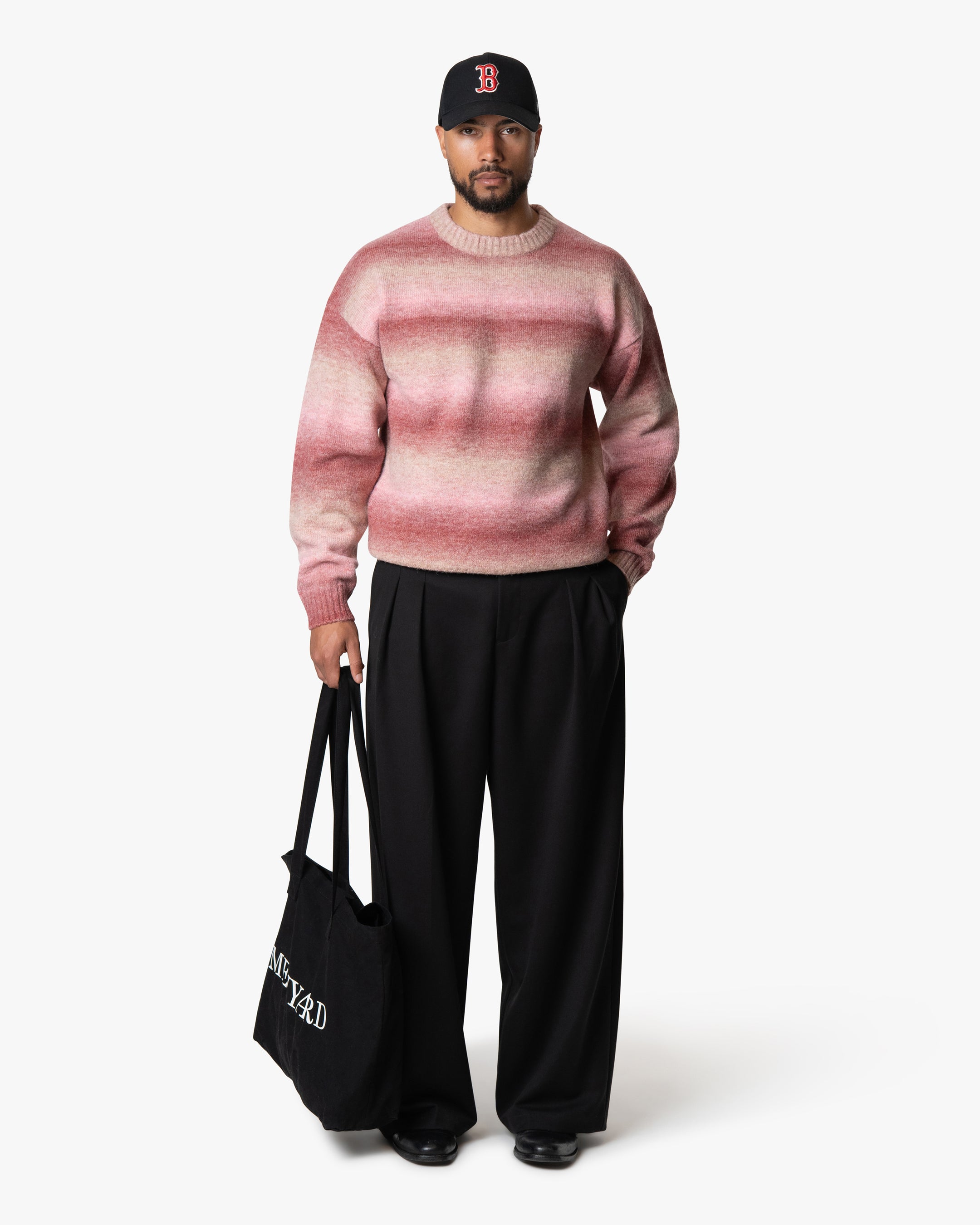 Aria Übergroßer-Pullover mit Farbverlauf