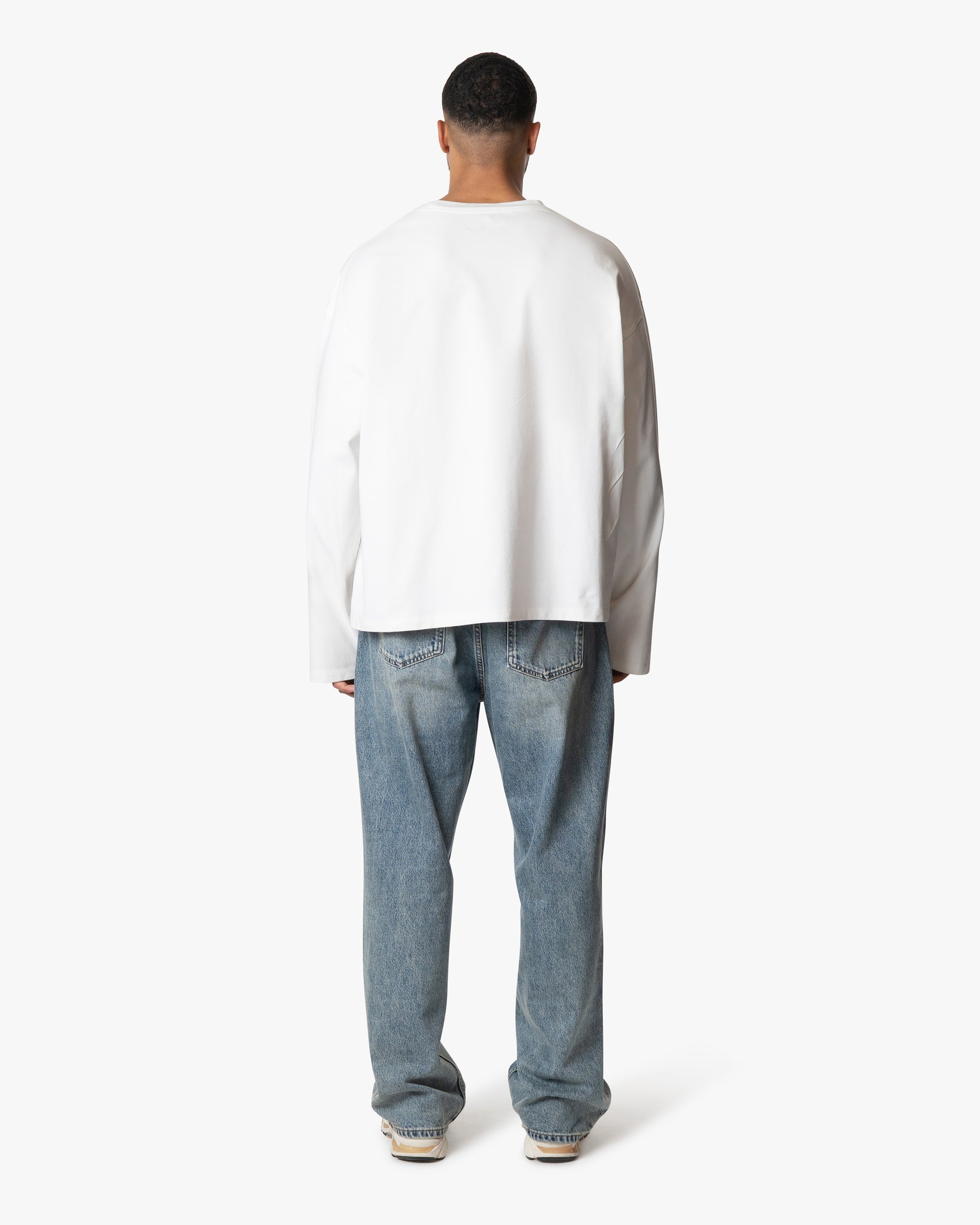 Kultiges Logo-Langarmshirt im Box-Schnitt