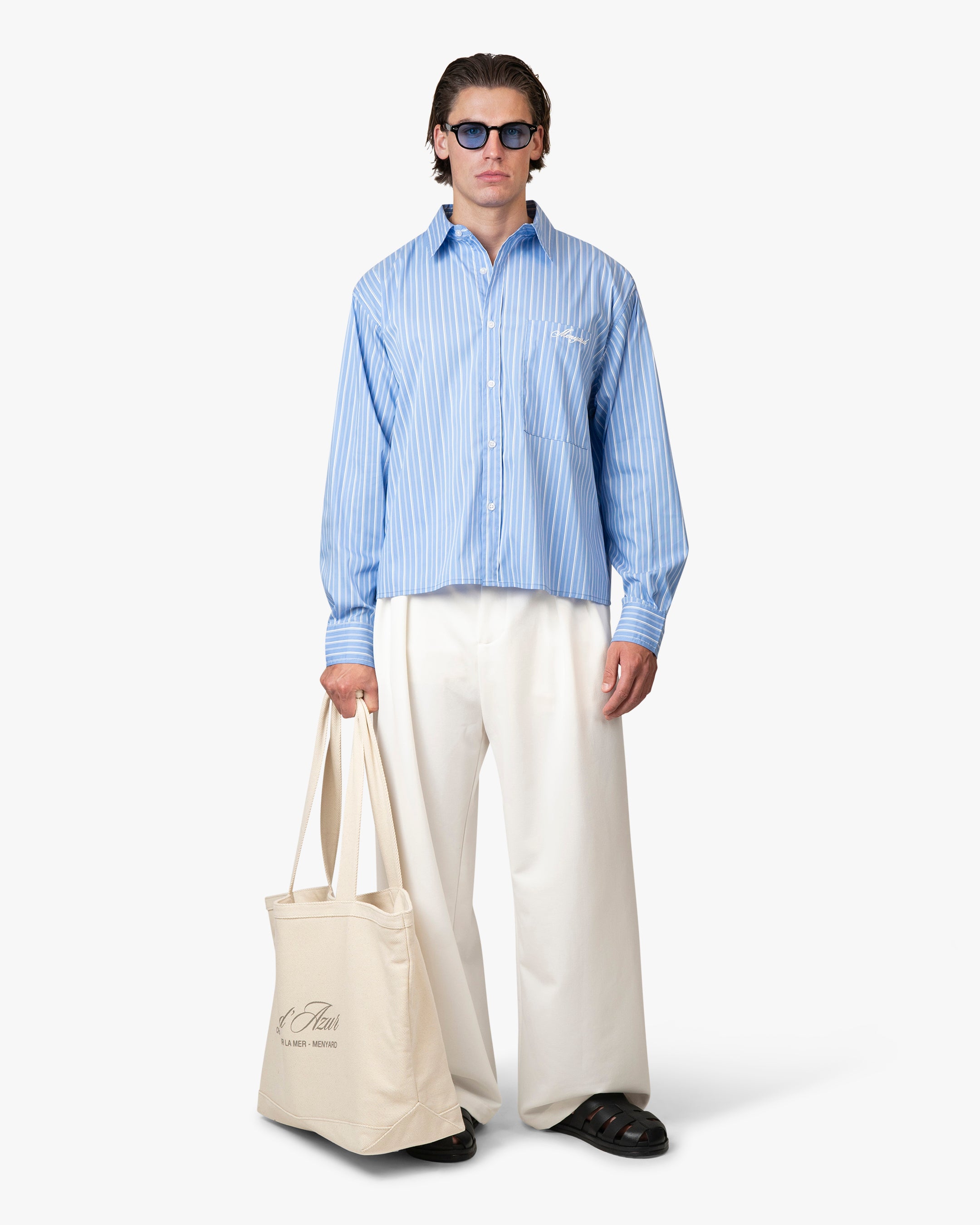 Luberon Shirt | Light Blue/White