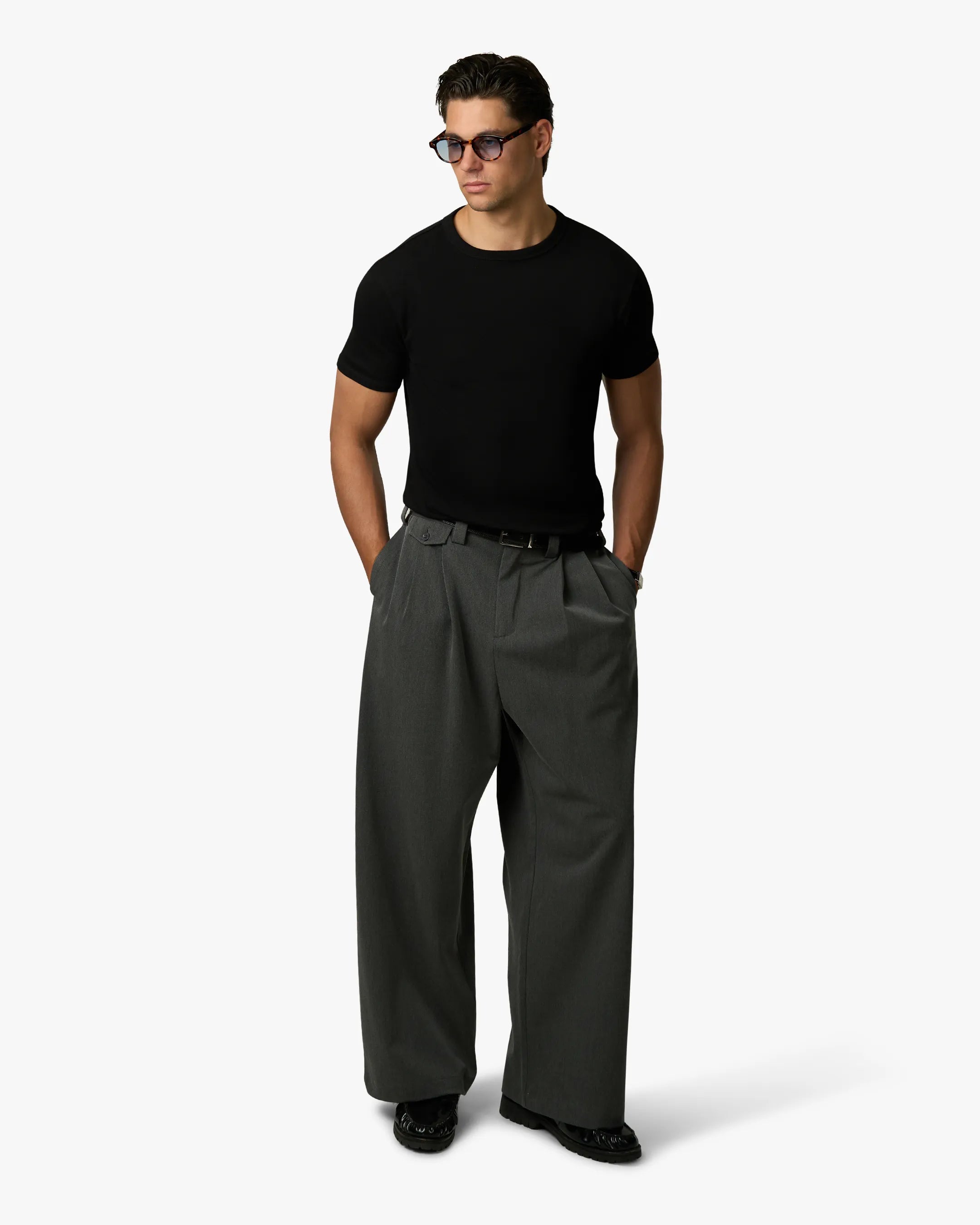 Ribbed T-Shirt | Black