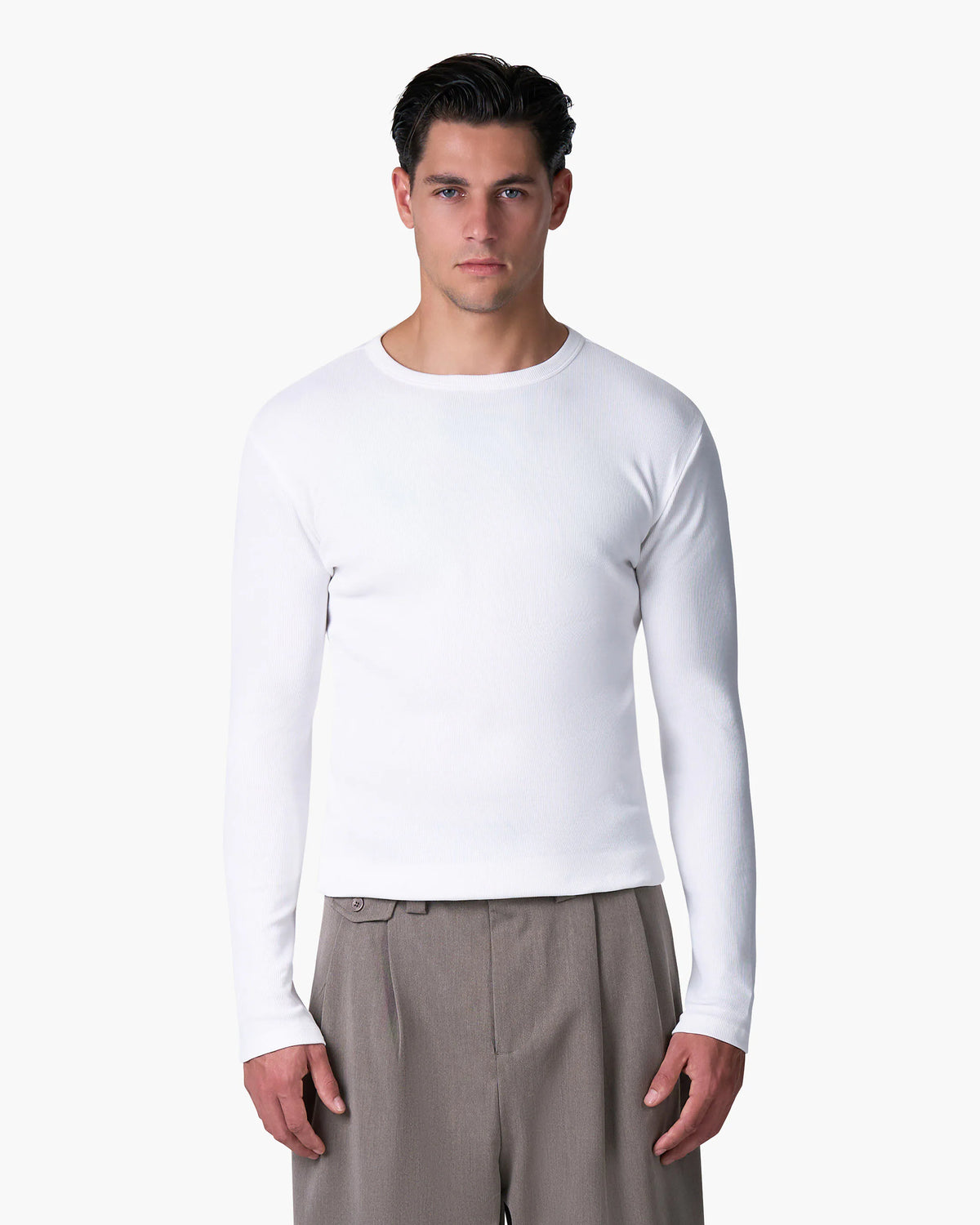 Geripptes Langarmshirt