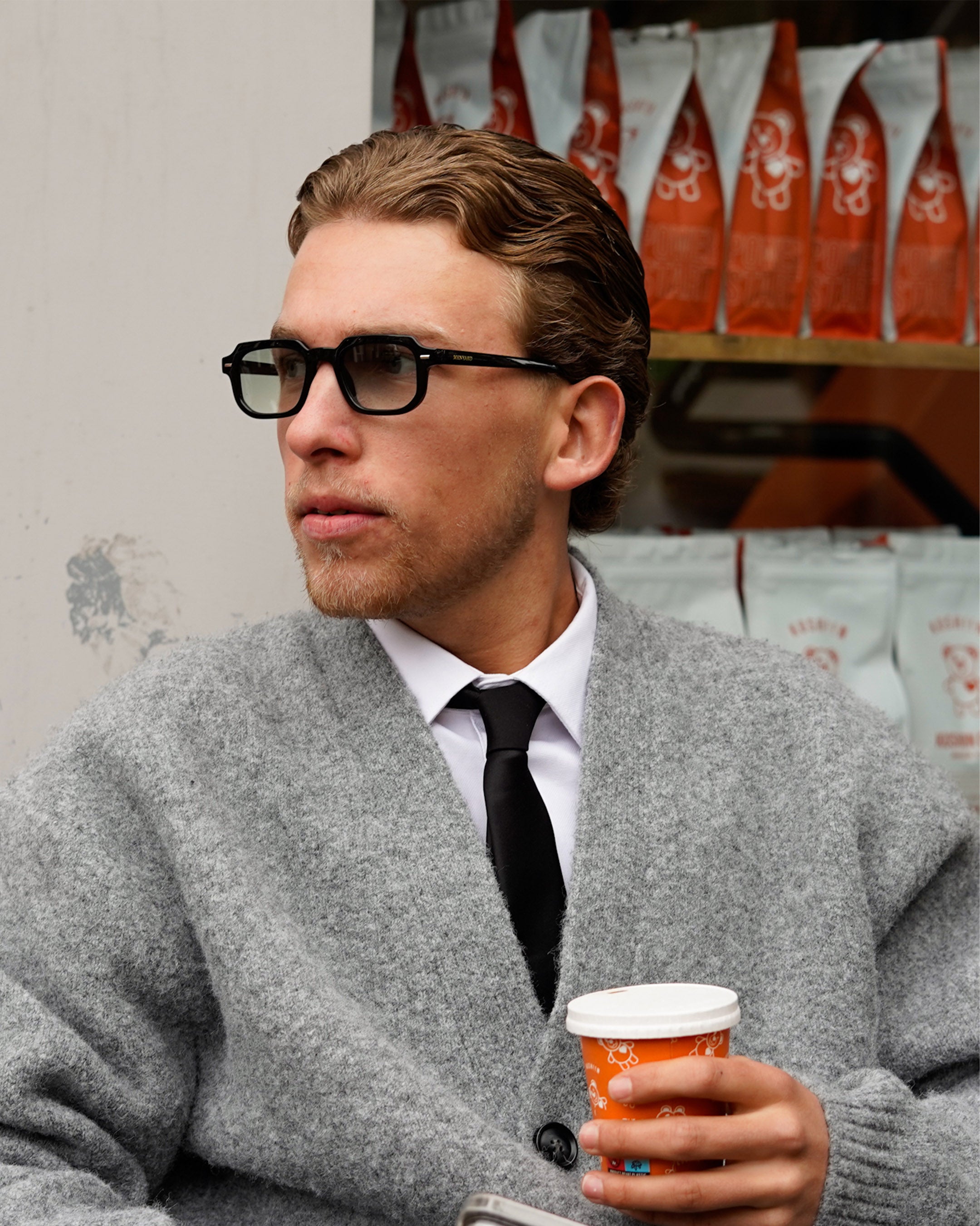 Sirocco sunglasses | Black/Gradient Green