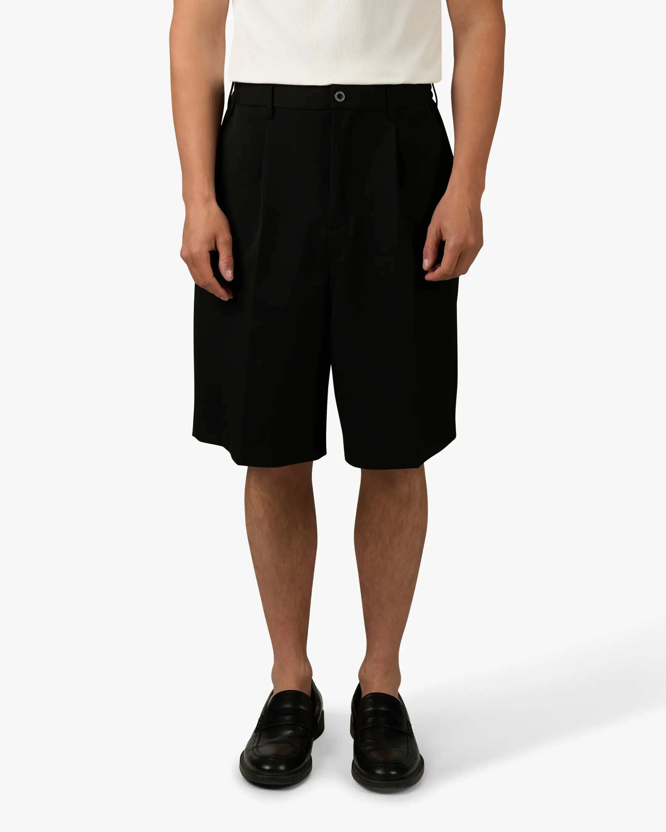 Orin Plissee-Shorts