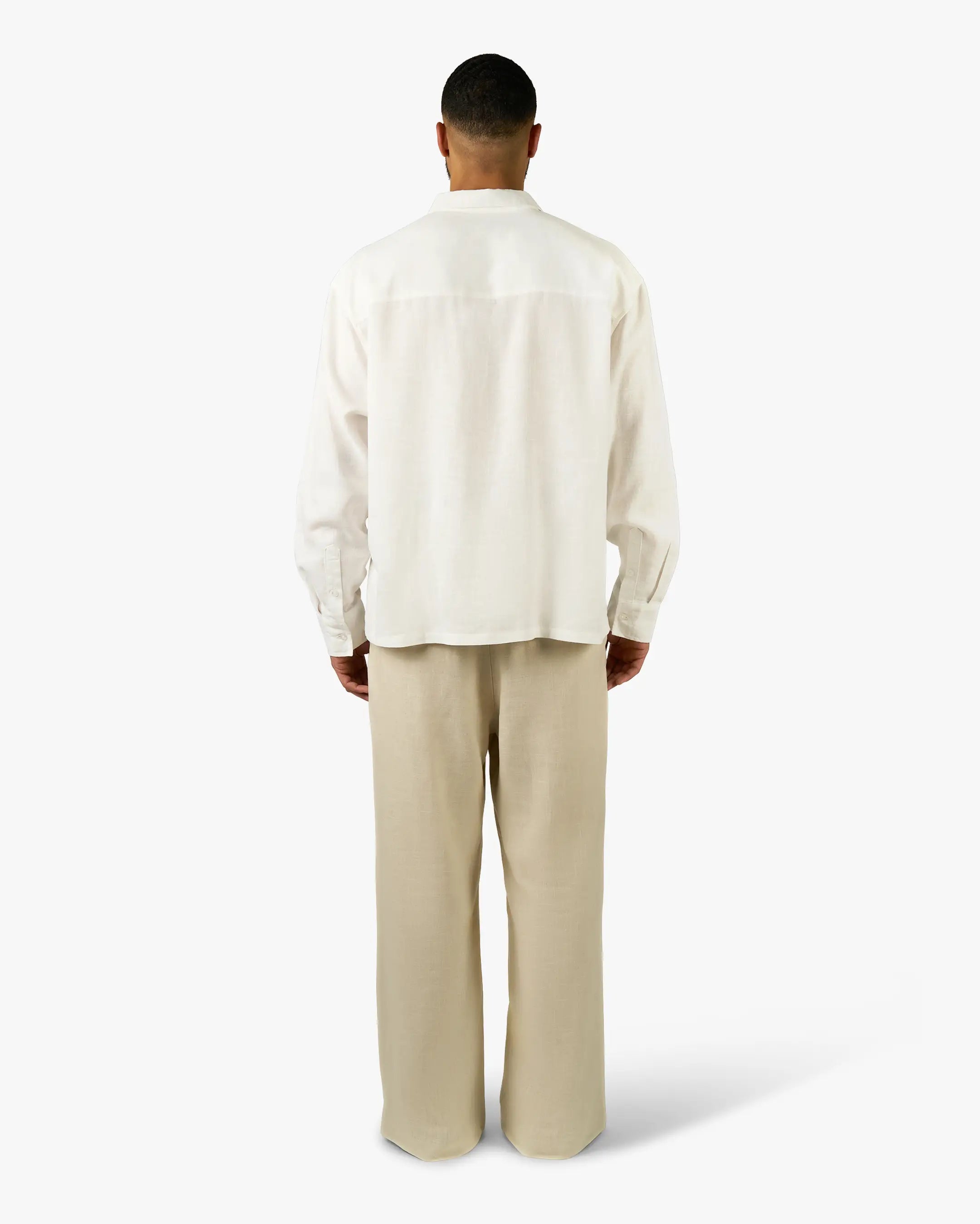 Cannes Linen Shirt | White