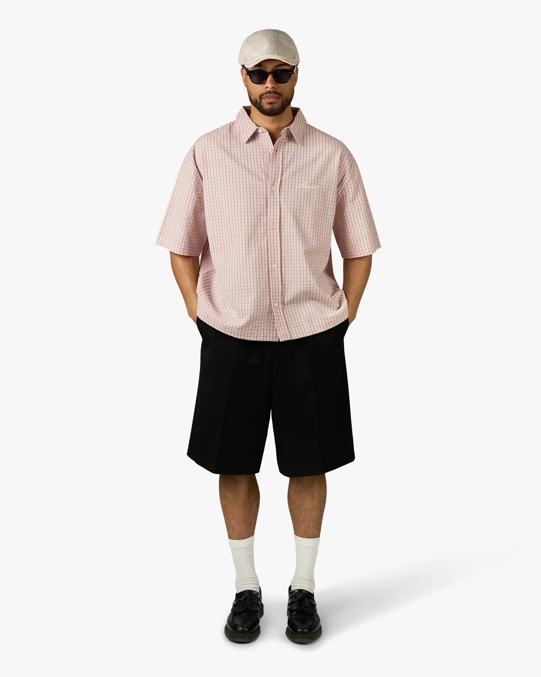 Orin Plissee-Shorts