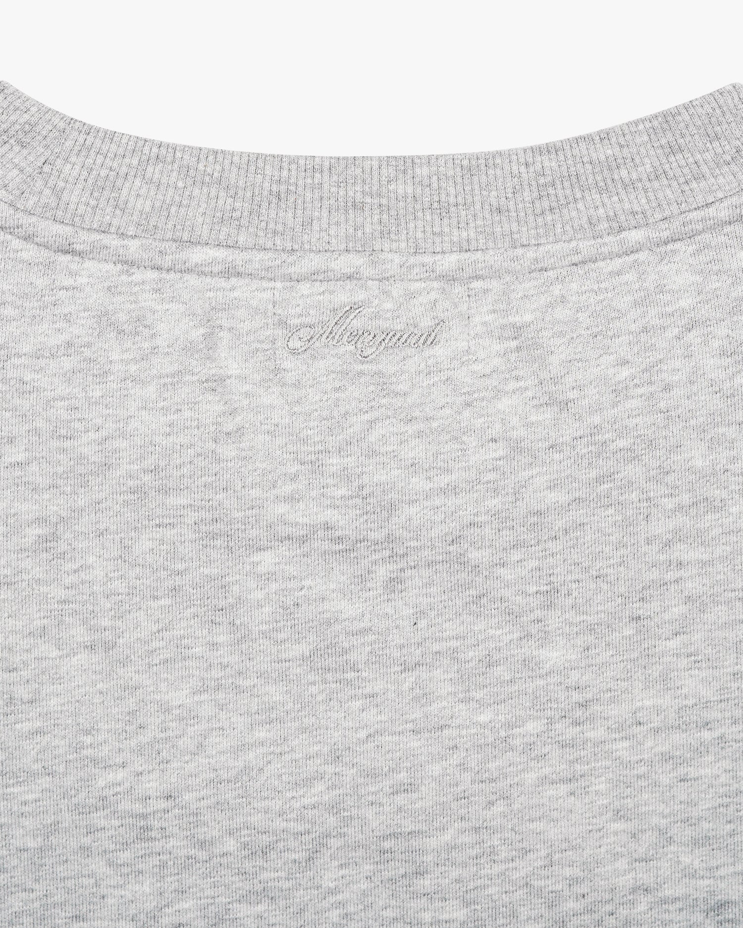 Oversized Blank Sweater | Grey Melee