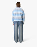 Aria Oversized Gradient Sweater | Blue