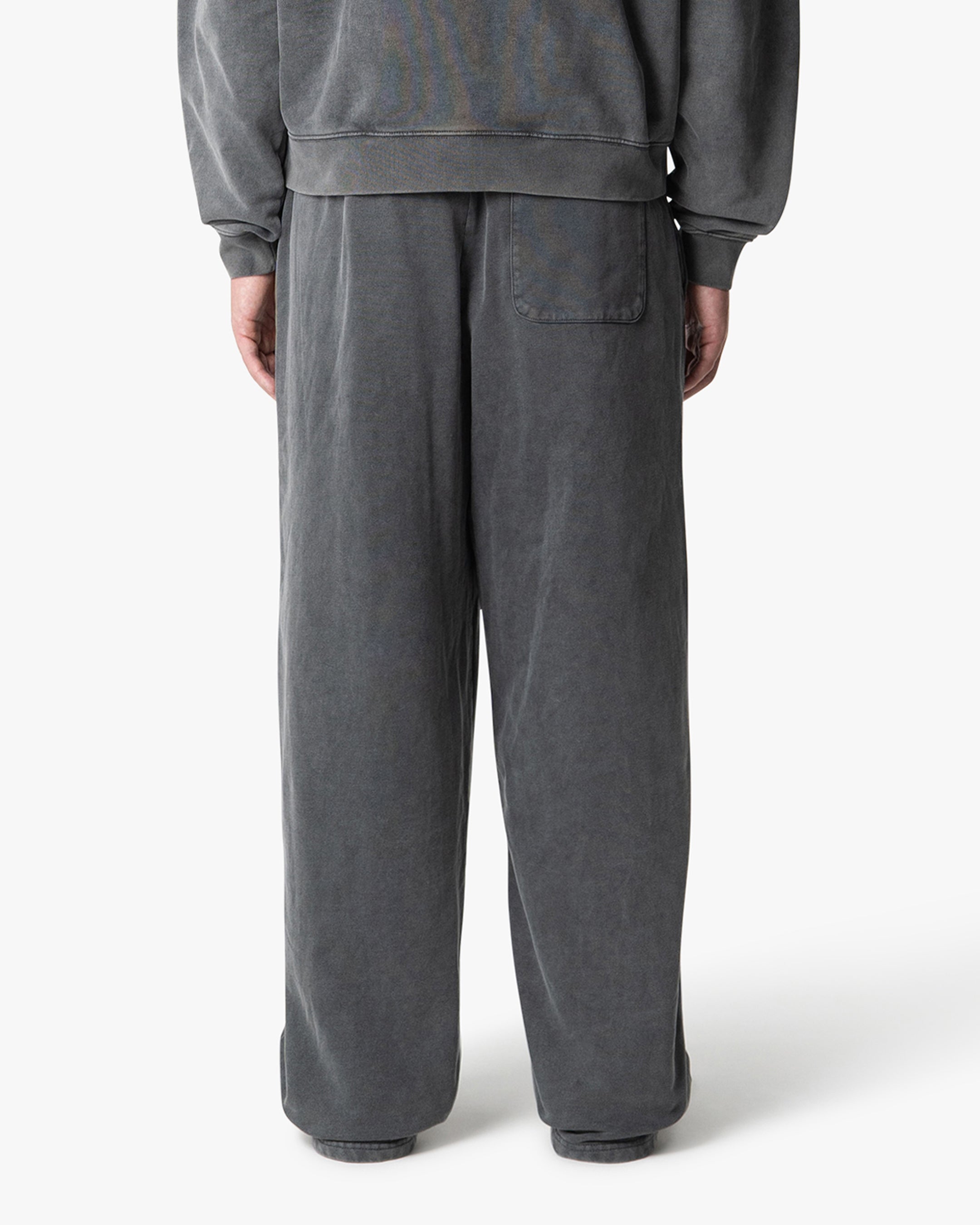 Acid Wash Übergroßer Jogginghose mit Plissee