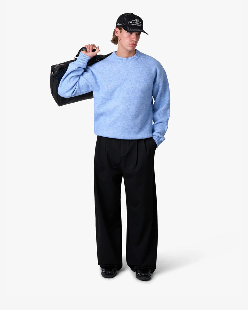 Brixton Pullover aus Wollmischung mit gebürsteter Oberfläche