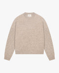 Brixton Wool-Blend Brushed Sweater | Light Brown flatlay