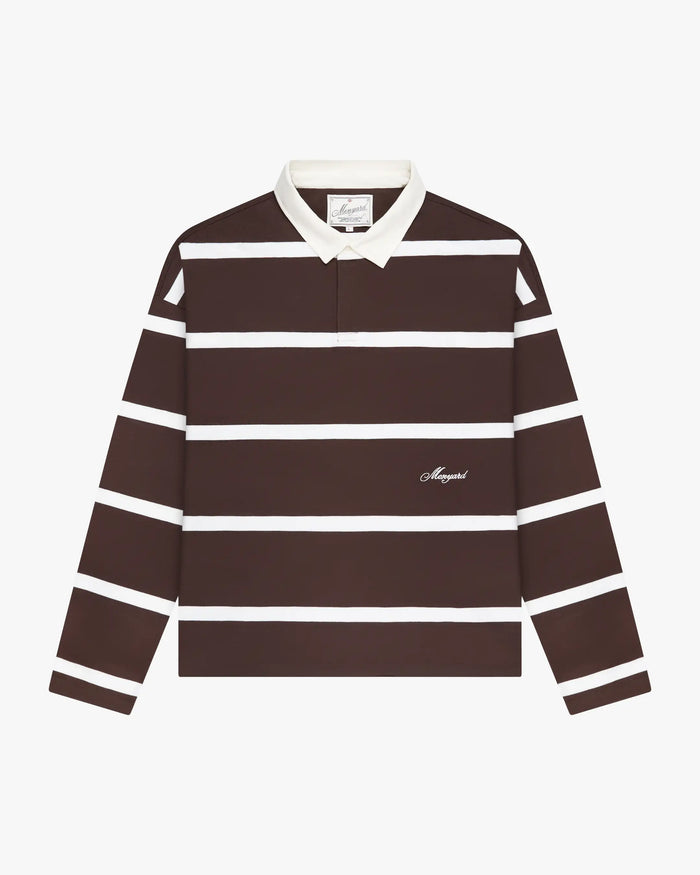 Broker Langarm-Poloshirt