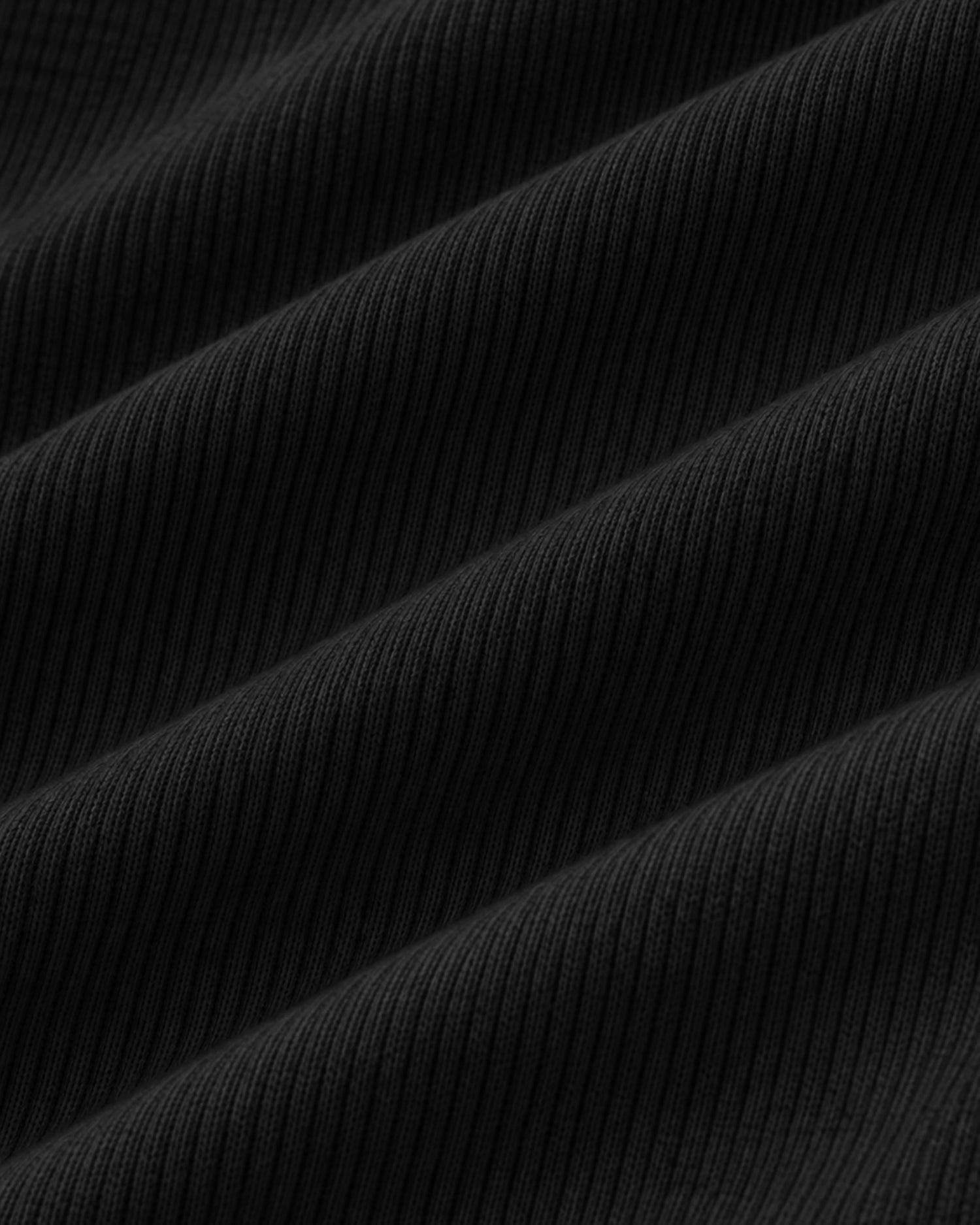 Ribbed T-Shirt | Black
