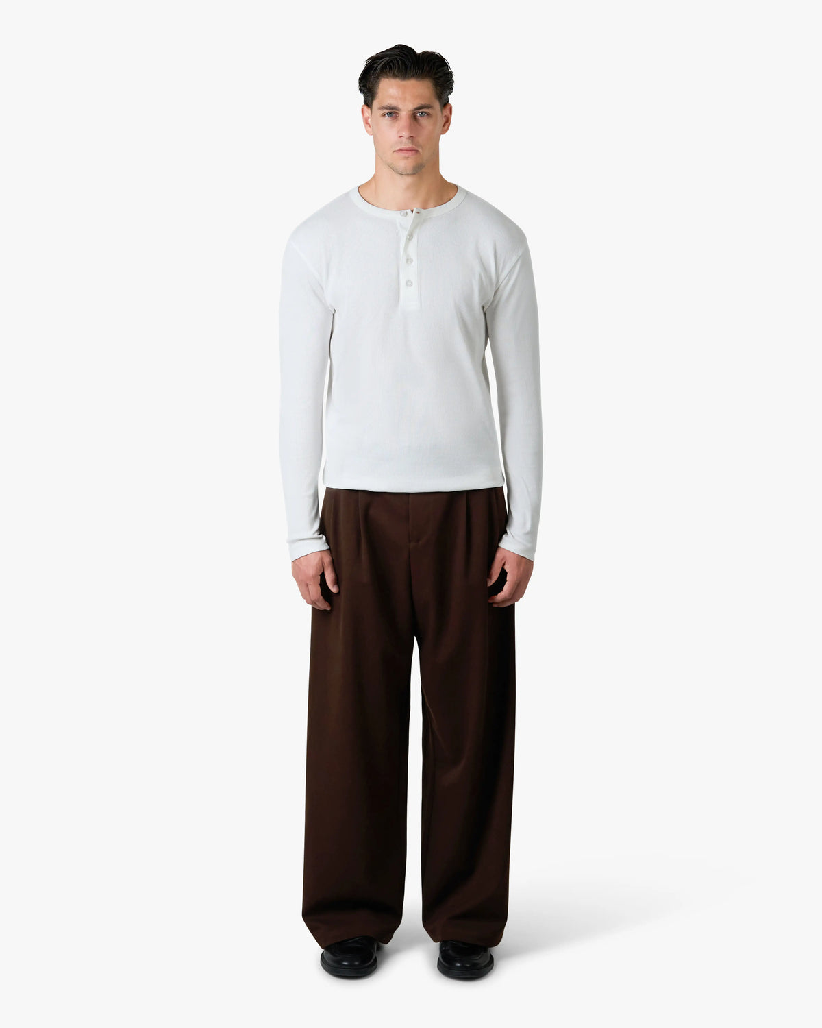 Henley Longsleeve | White