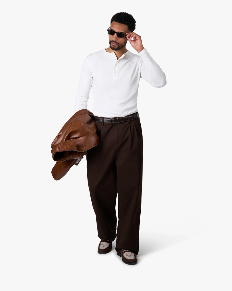 Henley Langarmshirt