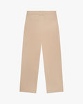 Merger Cotton Pantalon | Beige flatlay back