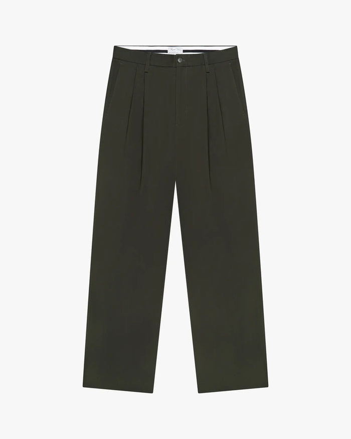 Merger Cotton Pantalon | Dark Green