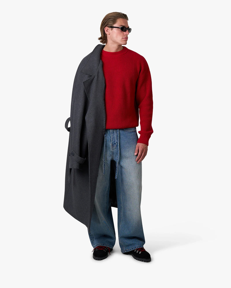 Naval Strickpullover aus Baumwolle