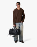 Trade V-Neck Knit | Brown