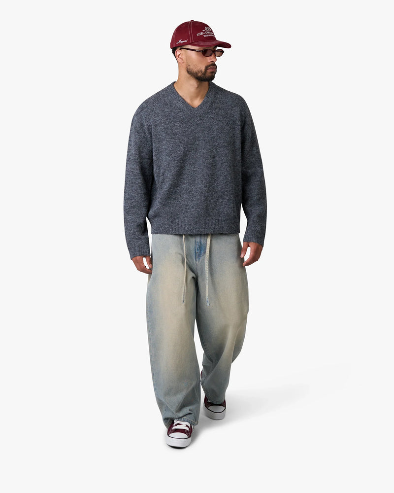Trade Strickpullover mit V-Ausschnitt