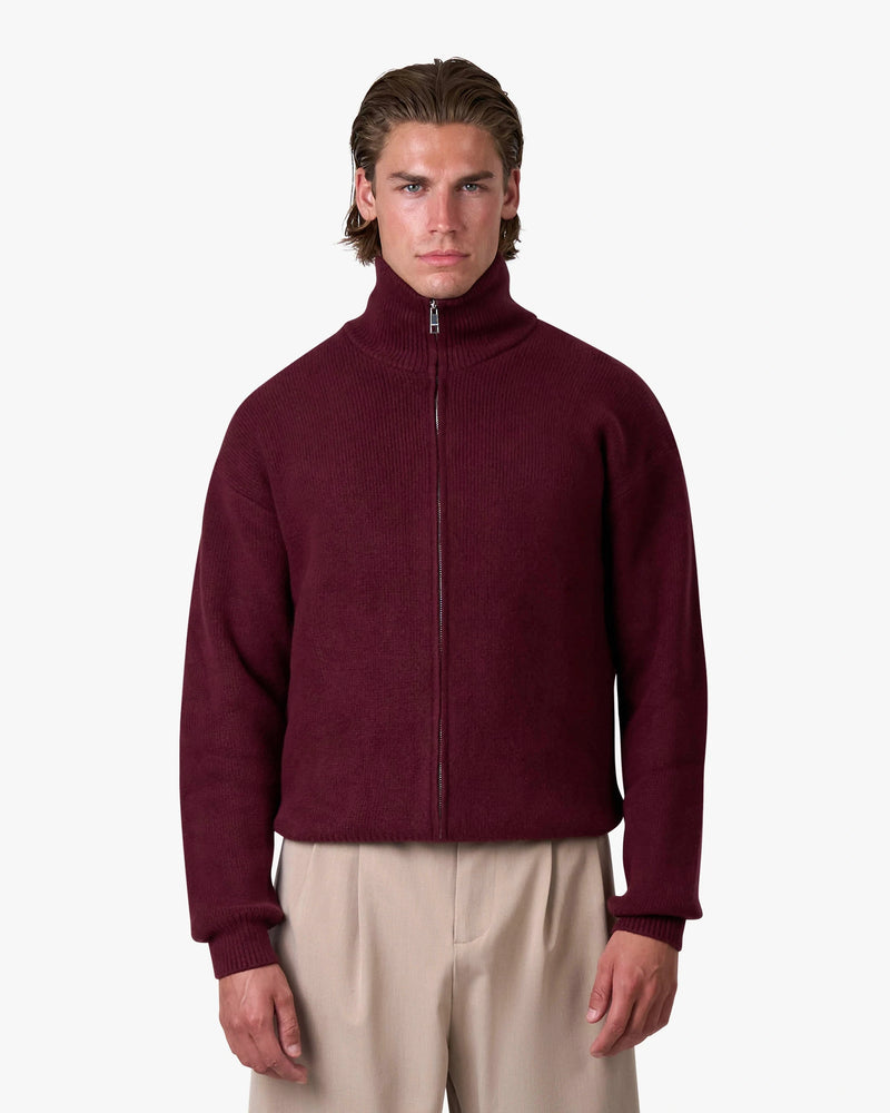 Ventura Baumwoll-Strickjacke mit Reißverschluss